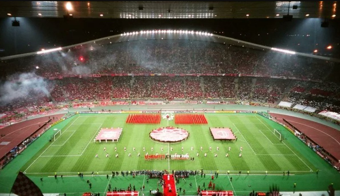 Detalj pred početak finala 2005. godine u Istanbulu, FOTO: Twitter