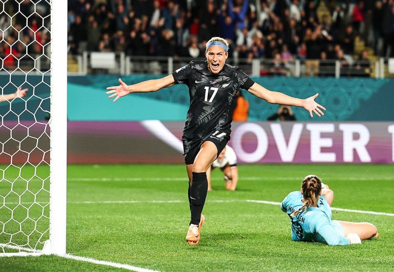 Hana Vilkinson proslavlja gol protiv Norveške, FOTO: Twitter