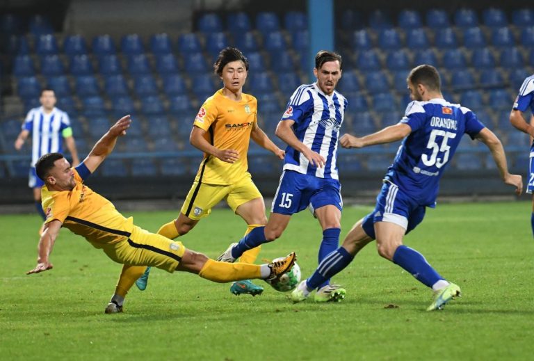 Orahovac je postigao prvi gol za Plave, FOTO: fkbudućnost.me