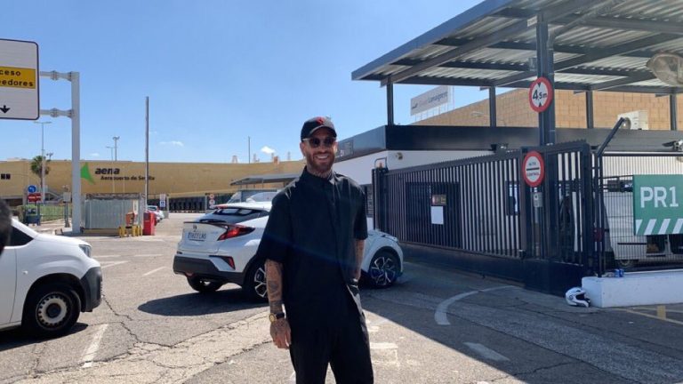 Ramos po dolasku na aerodrom, FOTO: Twitter