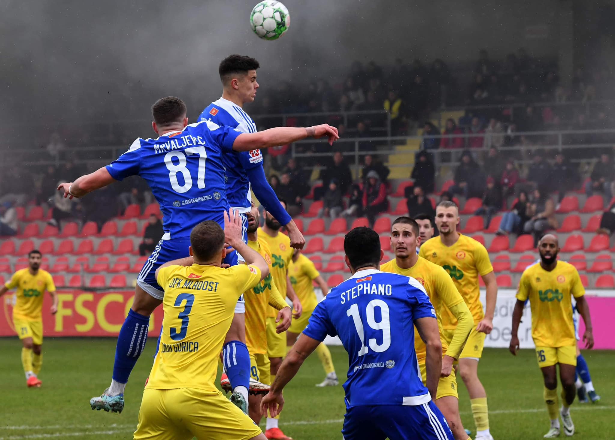 Tomašević na meču protiv Mladosti Lob.bet, FOTO: FSCG