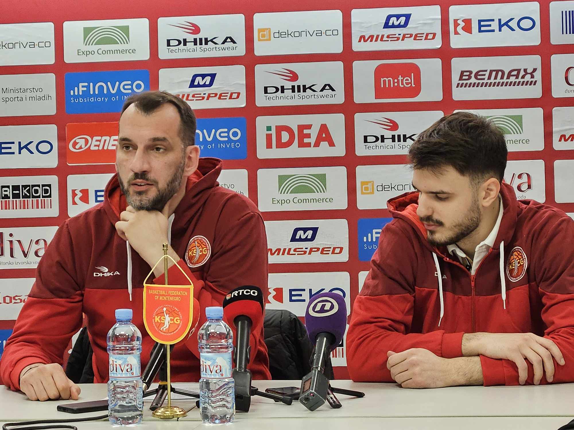 Radović i Žugić na današnjoj konferenciji, FOTO: Lob Sport