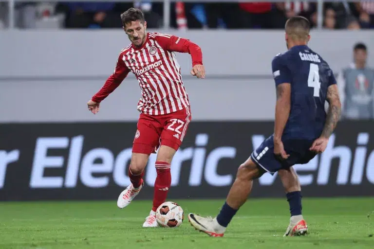 Jovetić mora više da igra za Olimpijakos, FOTO: IMAGO/Marko Metlas/IMAGOSPORT/PIxsell