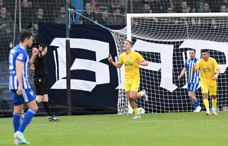 Maraš slavi gol pod Goricom, Foto: FSCG