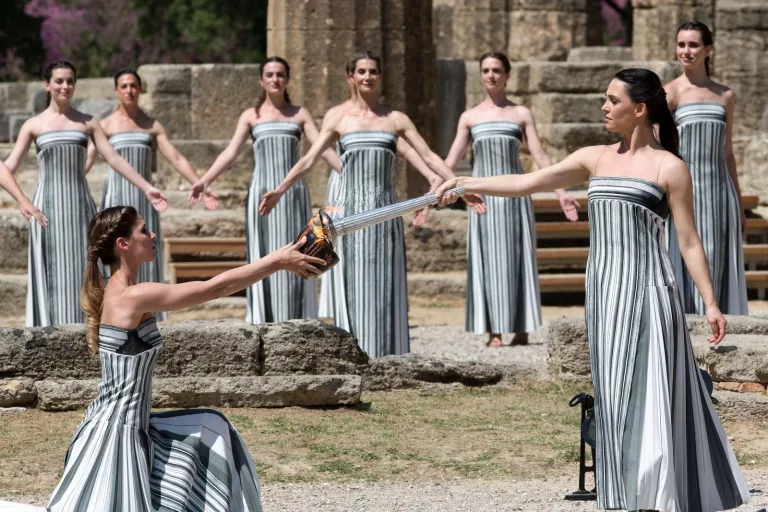 Tradicionalna svečanost u drevnoj Olimpiji, Foto: Marios Lolos/XINHUA/Pixsell