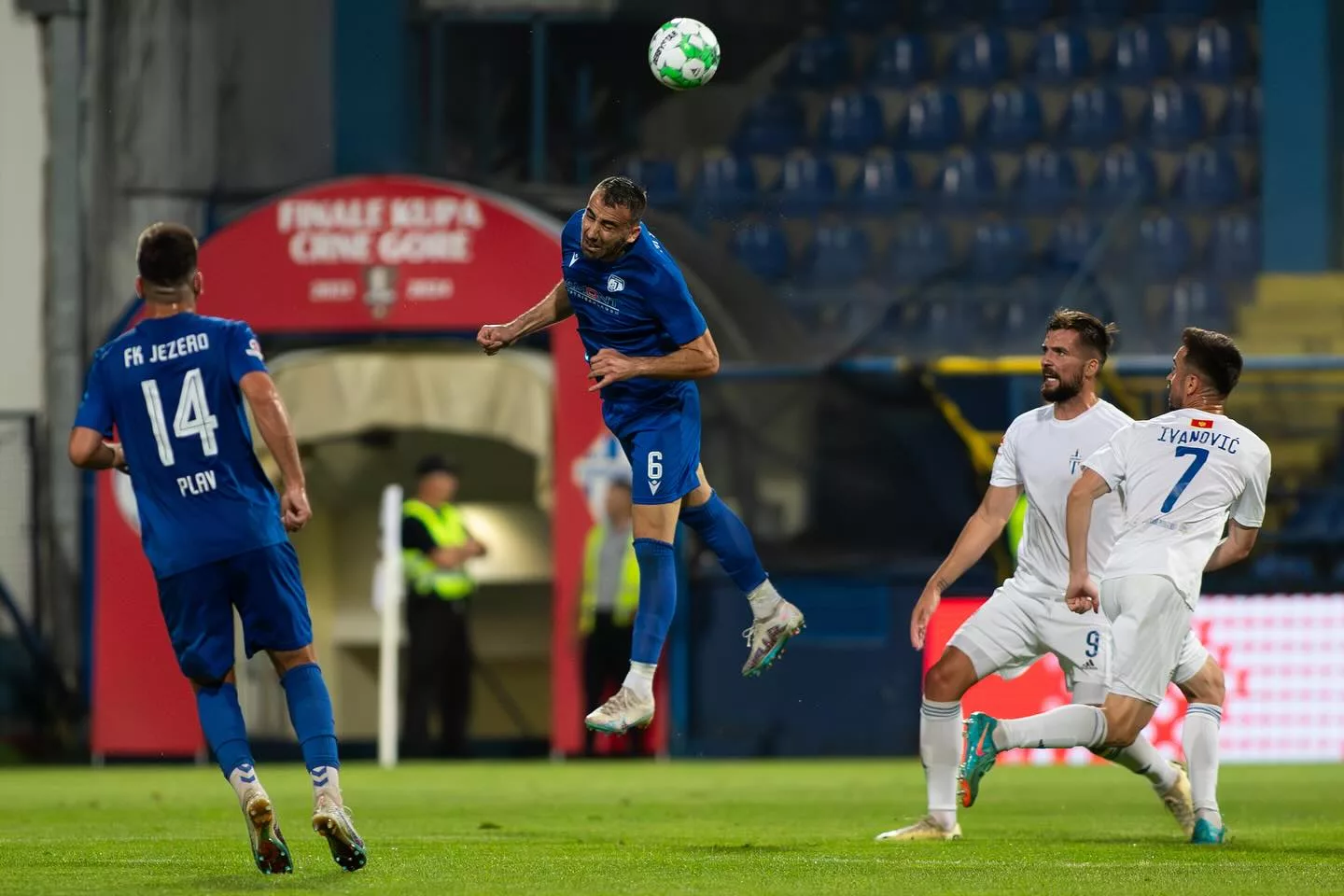 Jovićević tokom finala Kupa, Foto: FK Jezero/Facebook