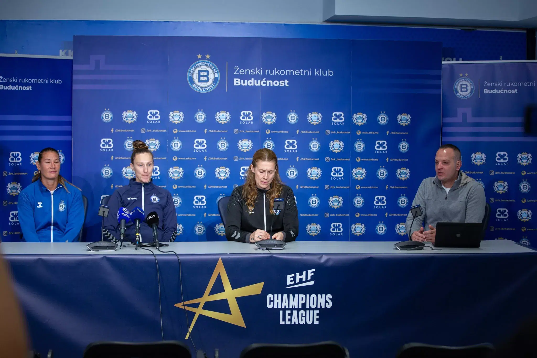 Konferencija uoči meča Budućnost - Đer, Foto: ŽRK Budućnost