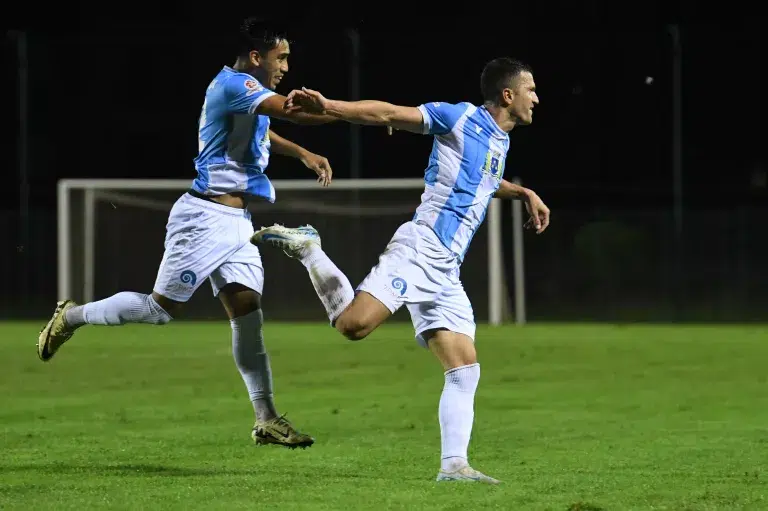 Boljević slavi gol protiv Otranta, Foto: FSCG